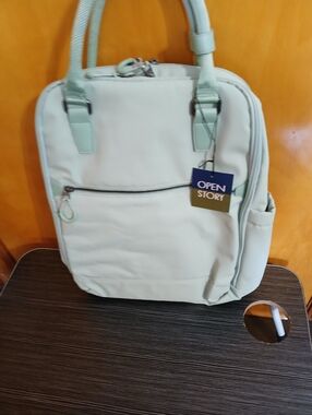 Open Story Mint Green Laptop Bag